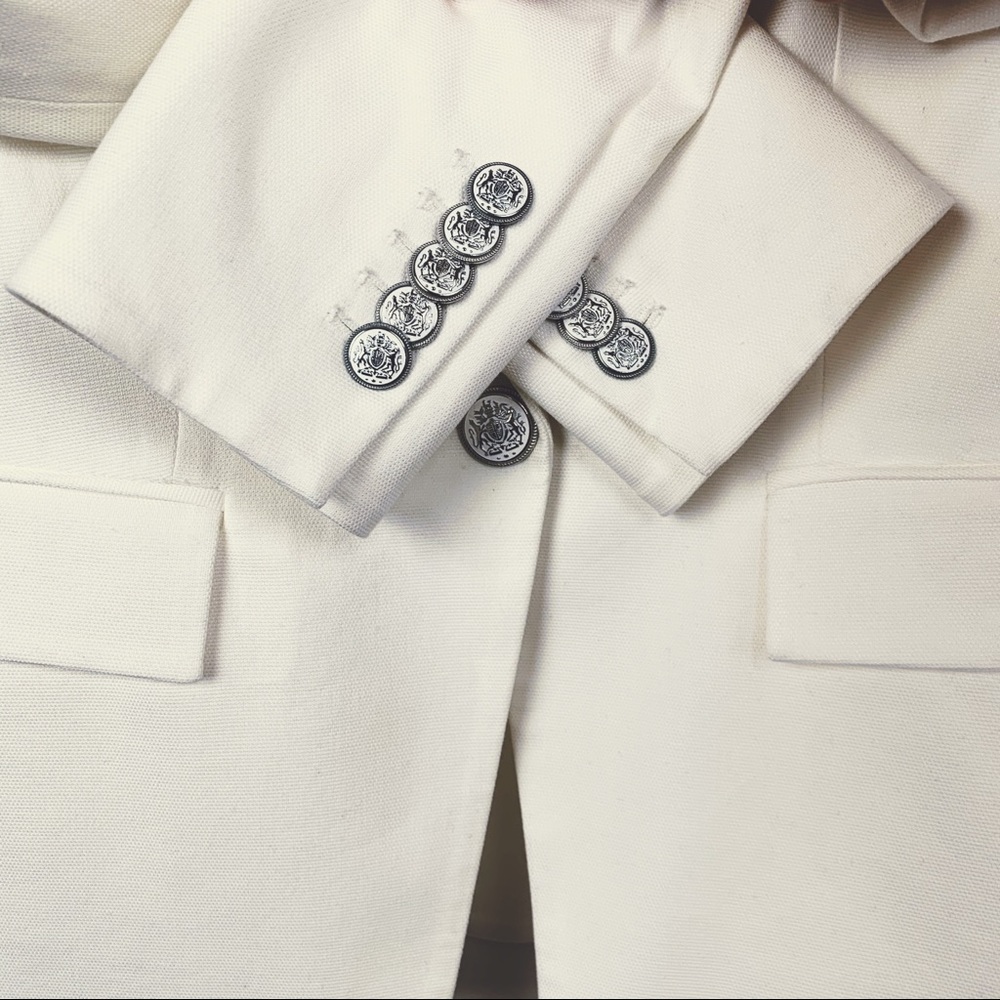 Veronica Beard Danielle Dickey Jacket Off-White 6 - Picture 5 of 8